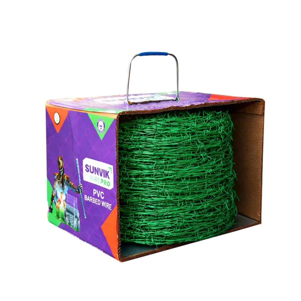 Sunvik Steels PVC COATED BARBED WIRE