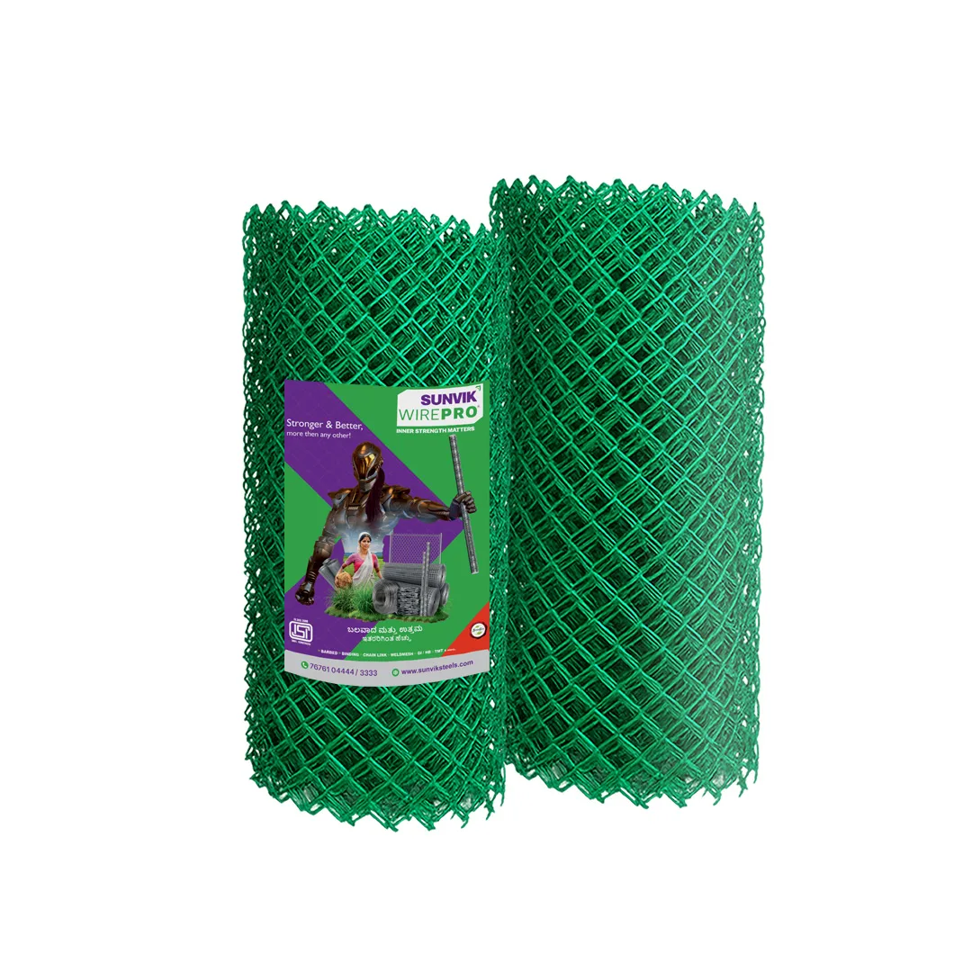 Sunvik Steels PVC COATED CHAIN LINK FENCING
