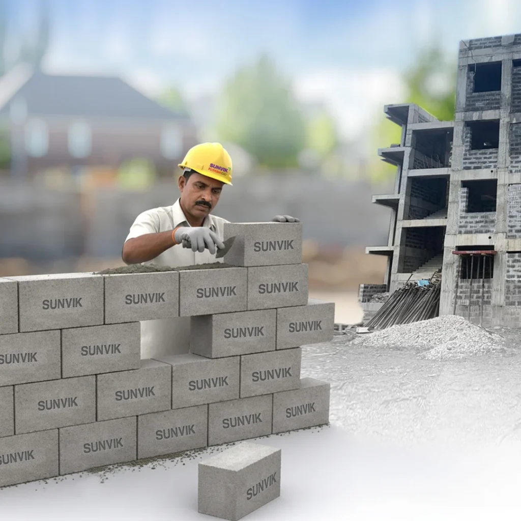Sunvik Steels FLYASH BRICKS