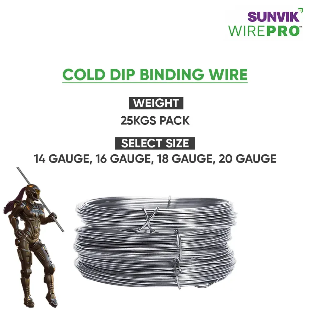 Sunvik Steels COLD DIP BINDING WIRE Specification