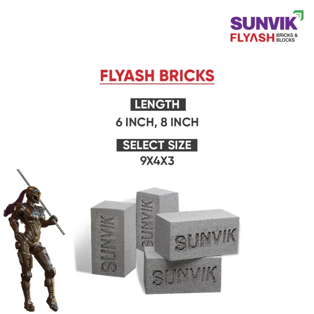Sunvik Steels FLYASH BRICKS Specification
