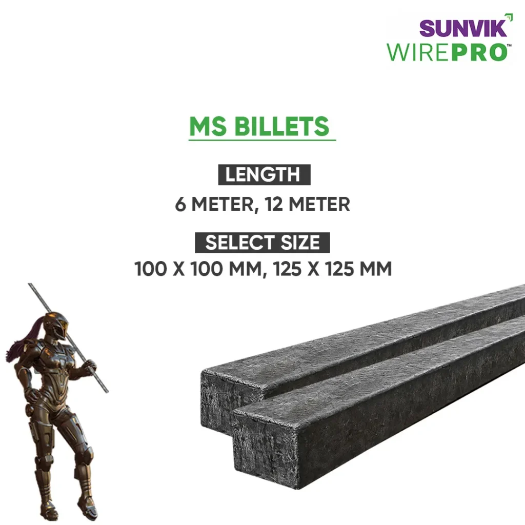 Sunvik Steels MS BILLETS Specification